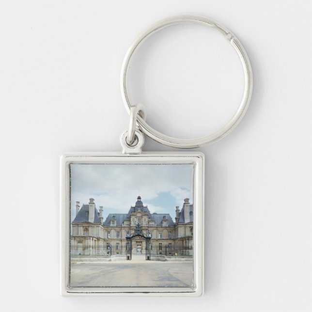 View of the West facade of Chateau de Maisons Keychain (Front)