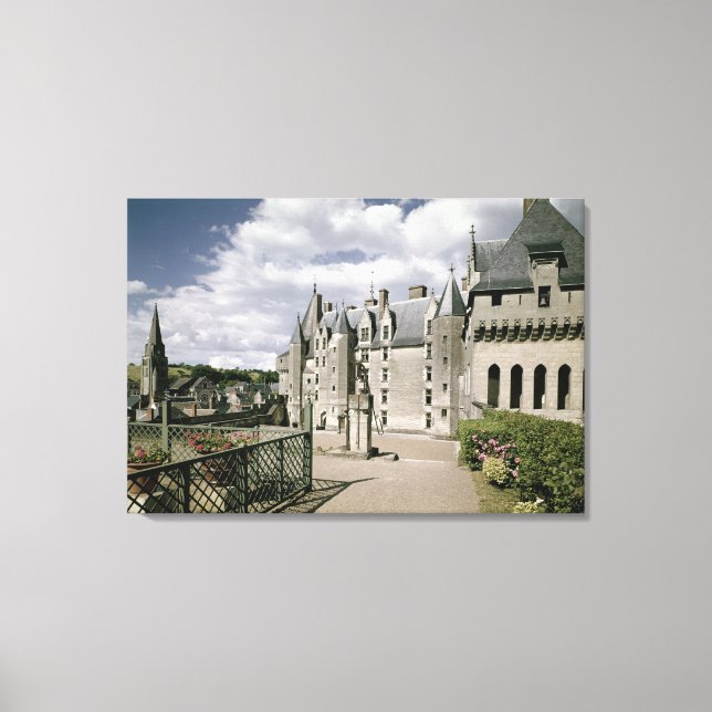 View of the west facade of the restored canvas print (Front)