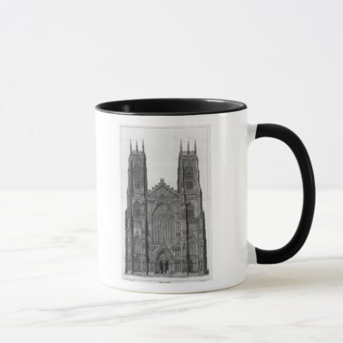 View of the West Front of York Cathedral Mug