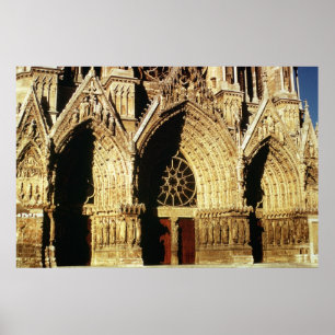 View of the West Front portals Poster