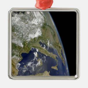 View of the western Mediterranean Metal Ornament