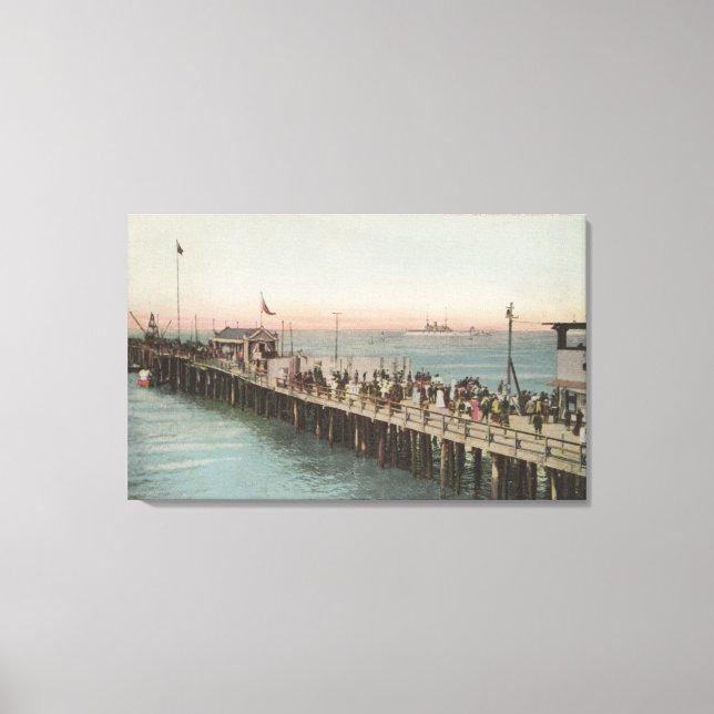 View of the Wharf Canvas Print (Front)