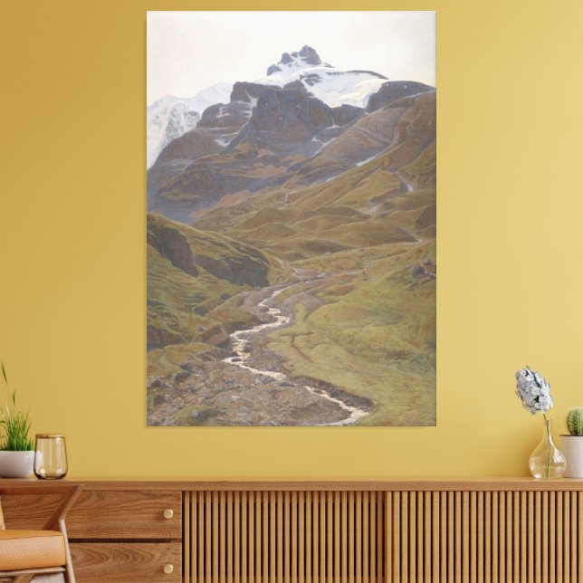 View of the Wilde Frau Canvas Print (Insitu(LivingRoom))