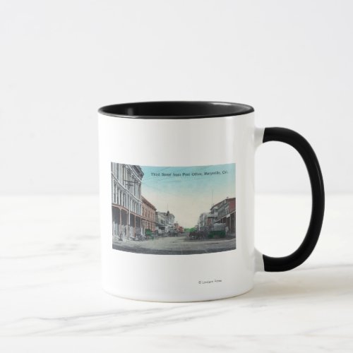 View of Third Street from the Post Office Mug