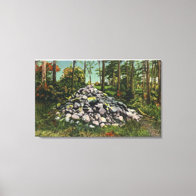 View of Thoreau's Cairn Canvas Print (Front)