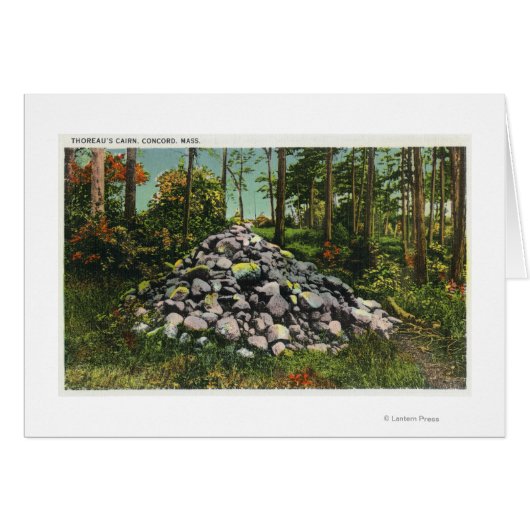 View of Thoreau's Cairn Cards (Front Horizontal)