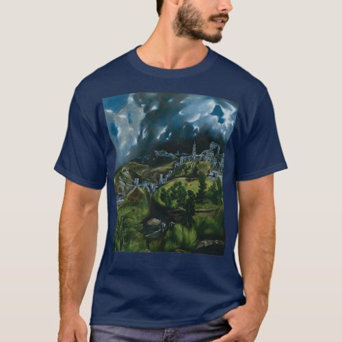 View of Toledo by El Greco T_Shirt