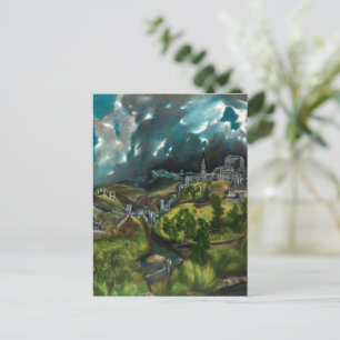 View of Toledo El Greco Postcard