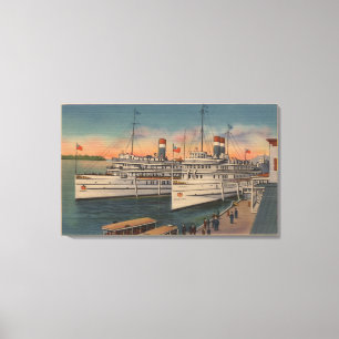View of Toronto & Kingston on St. Lawrence River Canvas Print