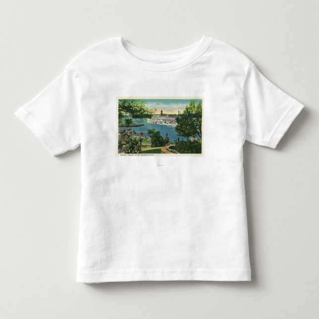 View of Toronto Steamer Toddler T-shirt (Front)