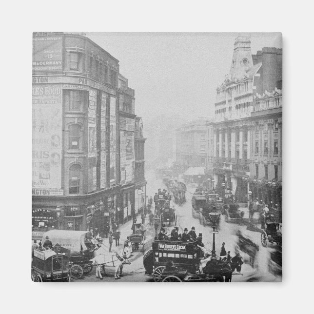 View of Tottenham Court Road, c.1885 Magnet (Front)