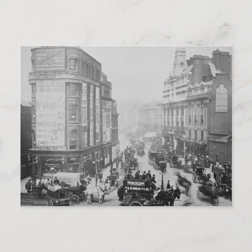 View of Tottenham Court Road c1885 Postcard