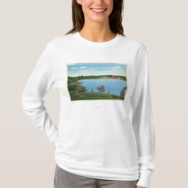 View of Town from West Lake Road T-Shirt (Front)