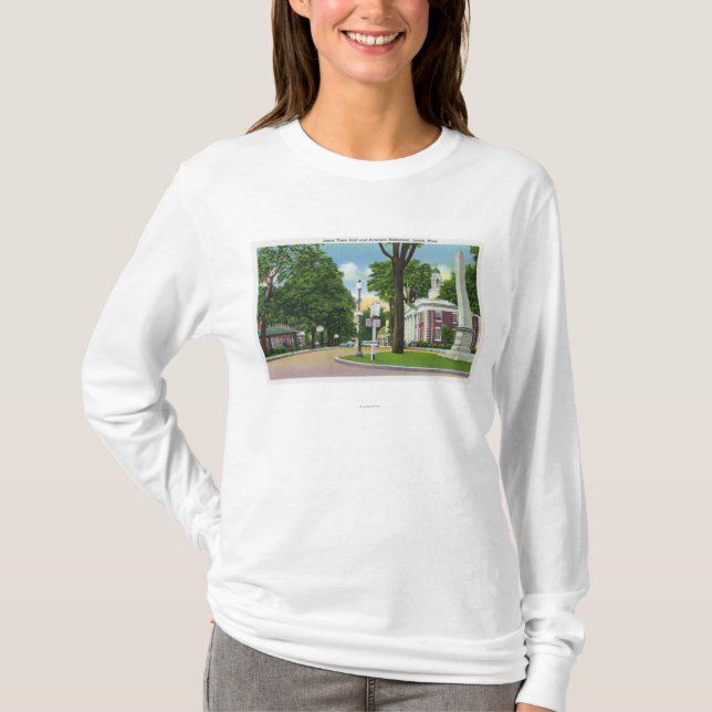 View of Town Hall and Paterson Monument T-Shirt (Front)