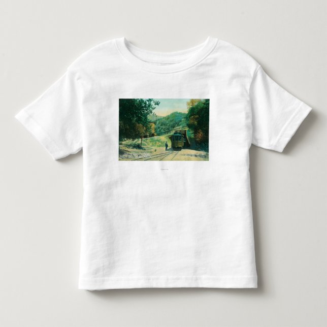 View of Train Entering Tunnel to Alum Rock Toddler T-shirt (Front)