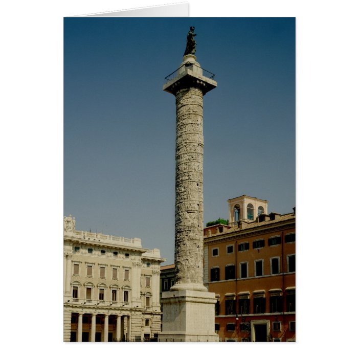 Romans View of Trajans Column, 113 AD located at the Forum, Rome
