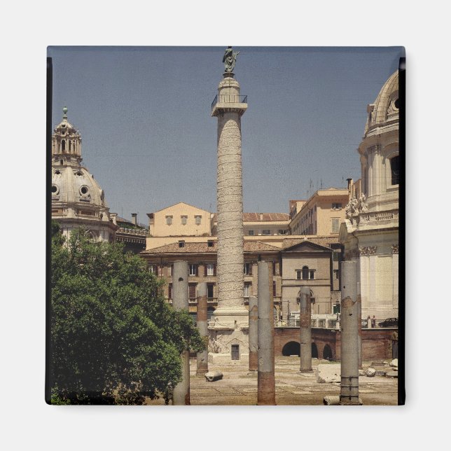 View of Trajan's Column, 113 AD Magnet (Front)