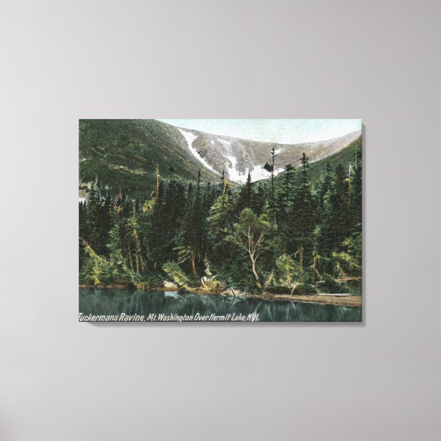 View of Tuckermans Ravine, Mt. Washington Canvas Print (Front)