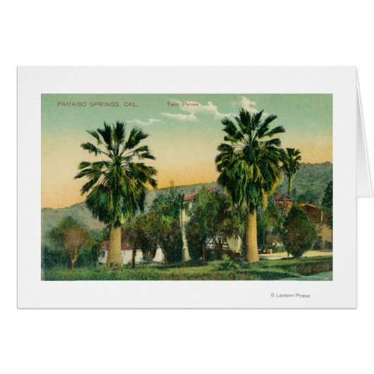 View of Twin PalmsParaiso Springs, CA Cards (Front Horizontal)