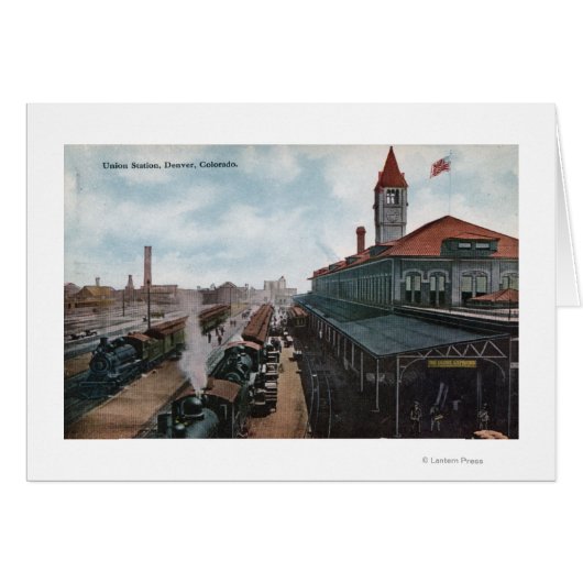 View of Union Station Railroad Cards (Front Horizontal)
