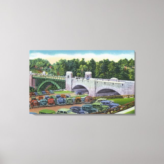 View of US Hwy Route 9 Bridge Canvas Print (Front)
