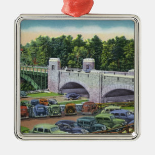 View of US Hwy Route 9 Bridge Metal Ornament