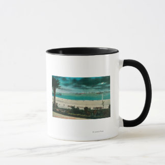 View of US Warships in the OceanSanta Cruz, CA Mug