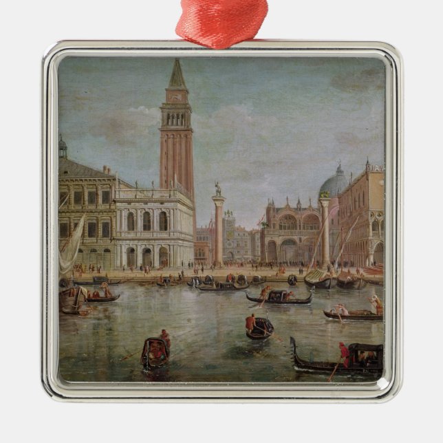 View of Venice, 1719 Metal Ornament (Front)