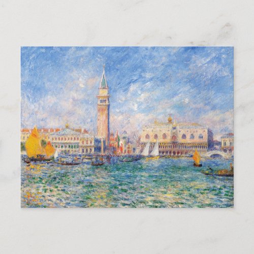 View of Venice by Renoir Postcard