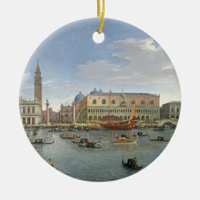 View of Venice from the Island of San Giorgio, 169 Ceramic Ornament (Front)