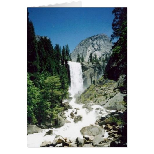 View of Vernal Falls Cards (Front)