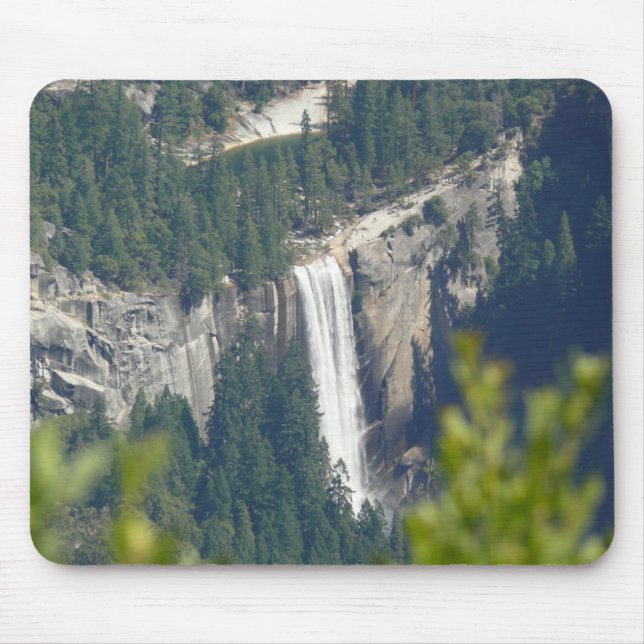 View of Vernal Falls from Glacier Point, CA Mouse Pad (Front)
