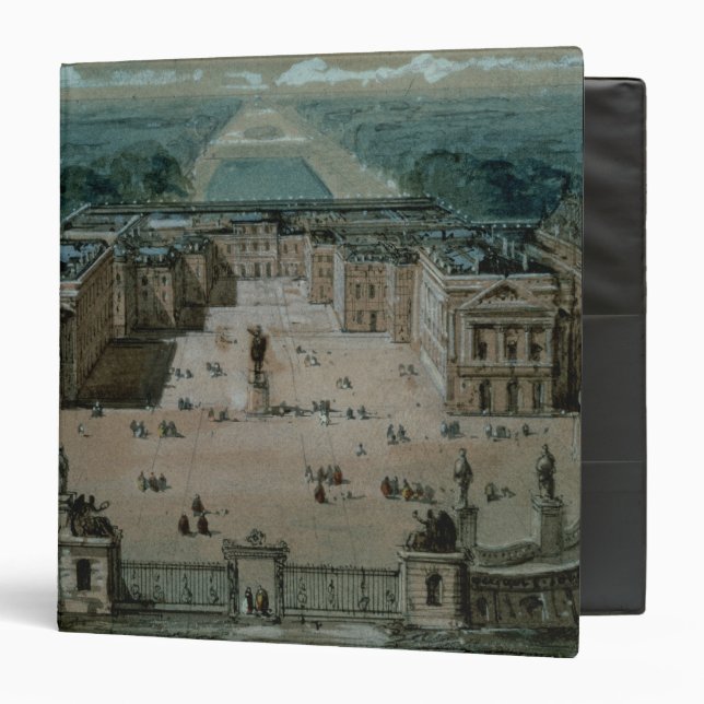 View of Versailles 3 Ring Binder (Front/Inside)