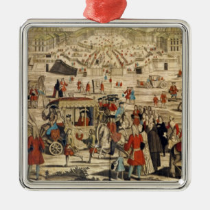 View of Versailles Metal Ornament