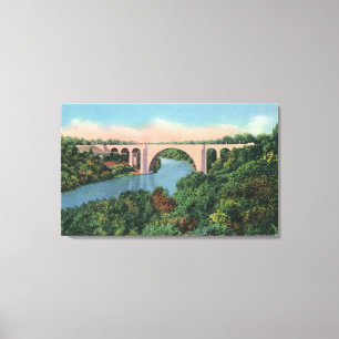 View of Veterans Memorial Bridge Canvas Print
