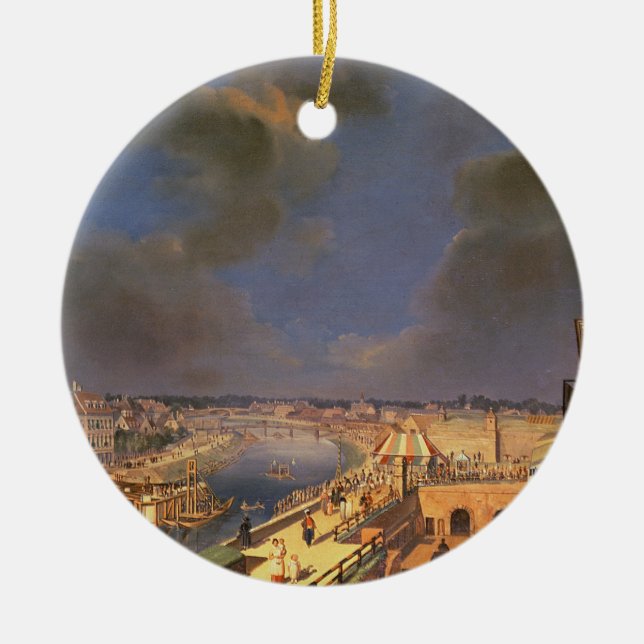 View of Vienna, 1819 (oil on canvas) Ceramic Ornament (Front)