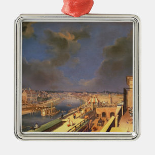 View of Vienna, 1819 (oil on canvas) Metal Ornament