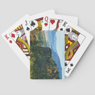 View of Vista House, Columbia River, Oregon Poker Cards