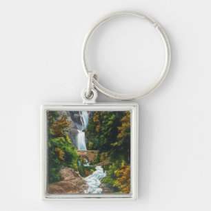 View of Wah-Kee-Na Falls Keychain