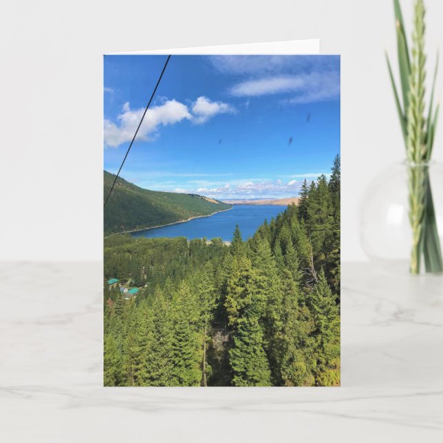 View of Wallowa Lake, Oregon Card (Front)