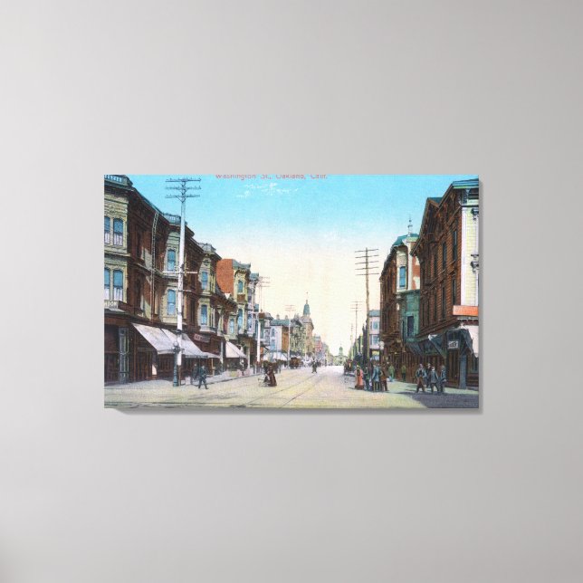 View of Washington Street # 2Oakland, CA Canvas Print (Front)