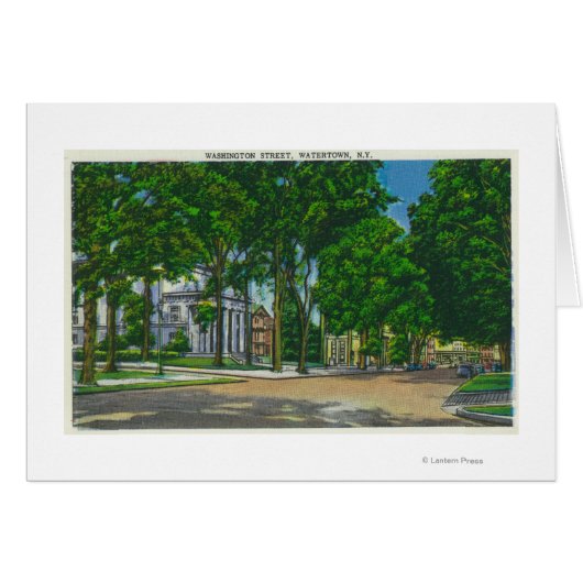 View of Washington Street Cards (Front Horizontal)