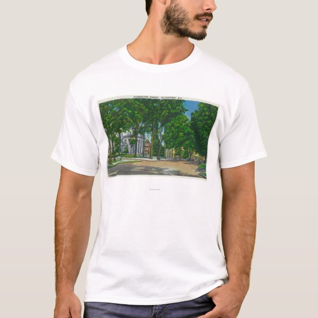 View of Washington Street T-Shirt (Front)