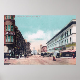 View of Washington StreetOakland, CA Poster