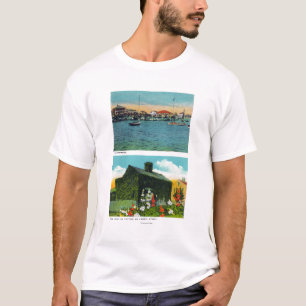 View of Waterfront, Old Ivy Cottage on Liberty T-Shirt