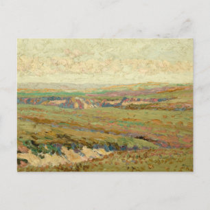 View of Western Kansas   Birger Sandzén Postcard