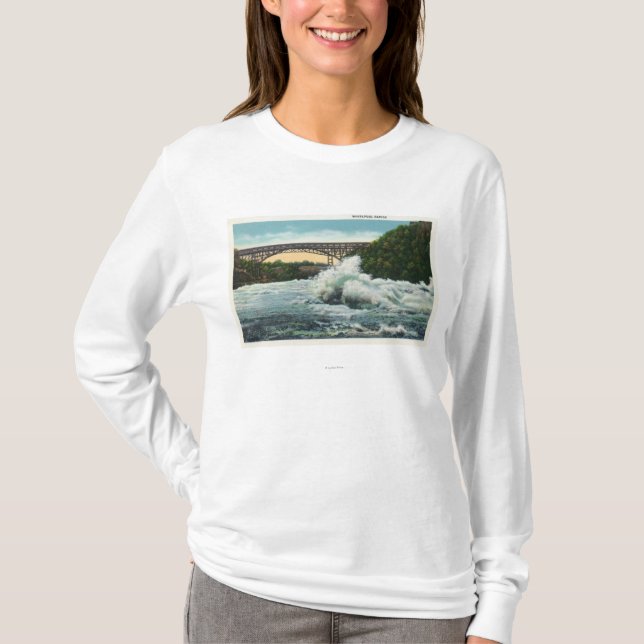 View of Whirlpool Rapids Bridge and Whirlpool T-Shirt (Front)