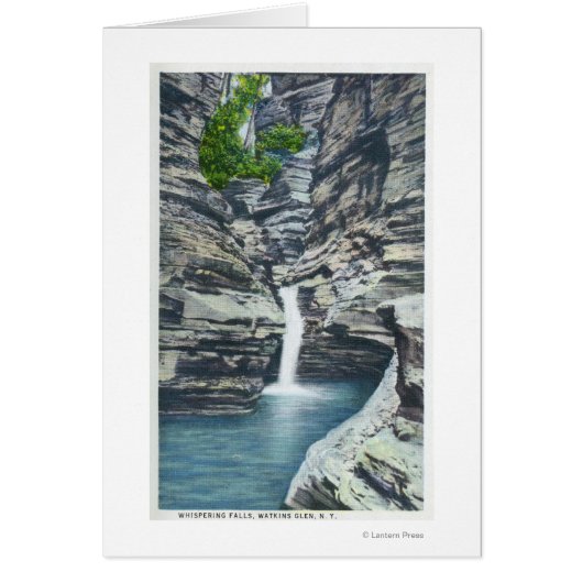 View of Whispering Falls Cards (Front)