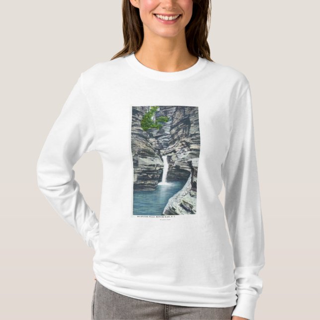 View of Whispering Falls T-Shirt (Front)