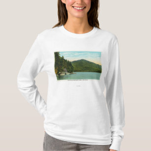 View of Whiteface Mountain from Moose Island T-Shirt